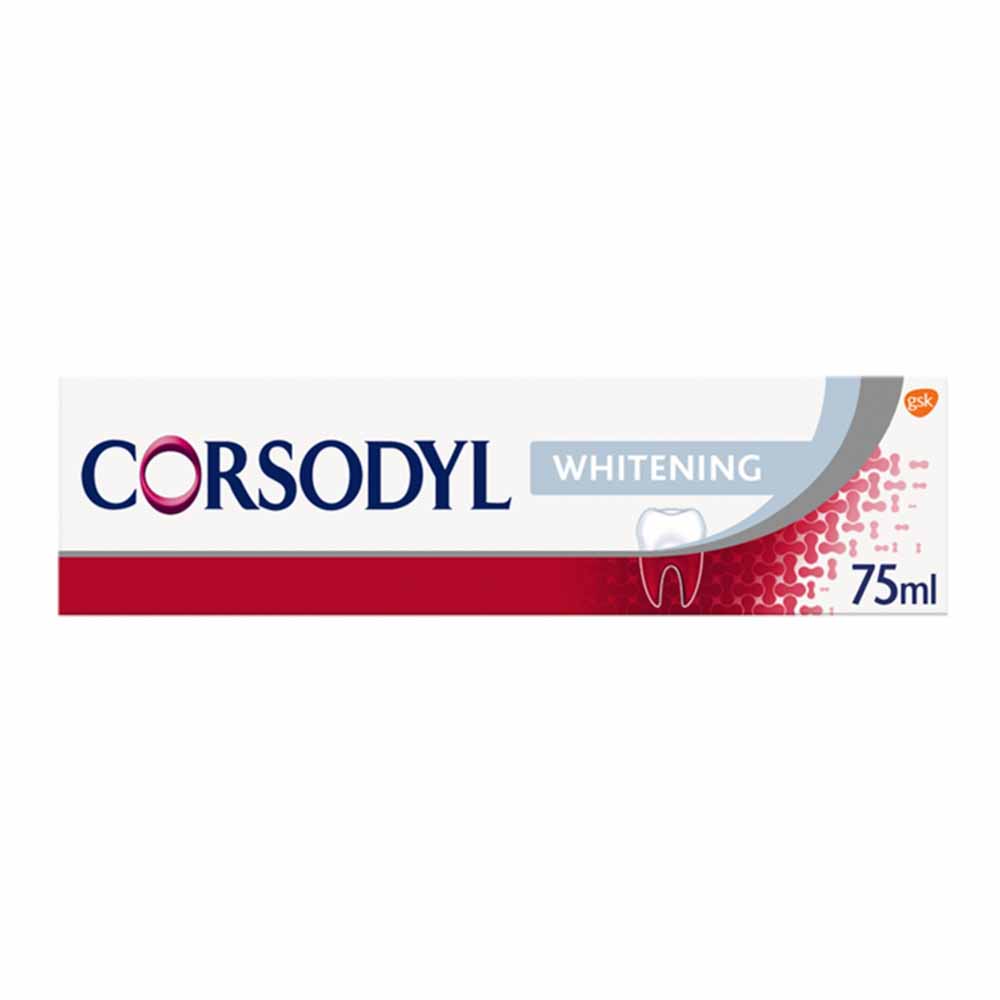 Corsodyl Whitening Toothpaste 75ml Image 2