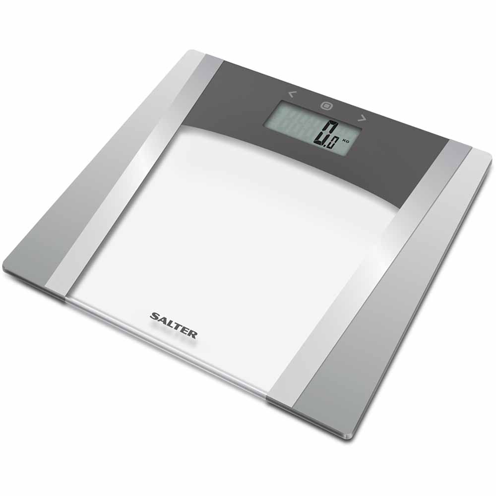 Salter Large Glass Analyser Bathroom Scales 9127 Image 3