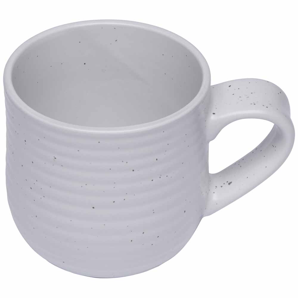Wilko Cream Artisan Speckled Mug 4 pack Image 2