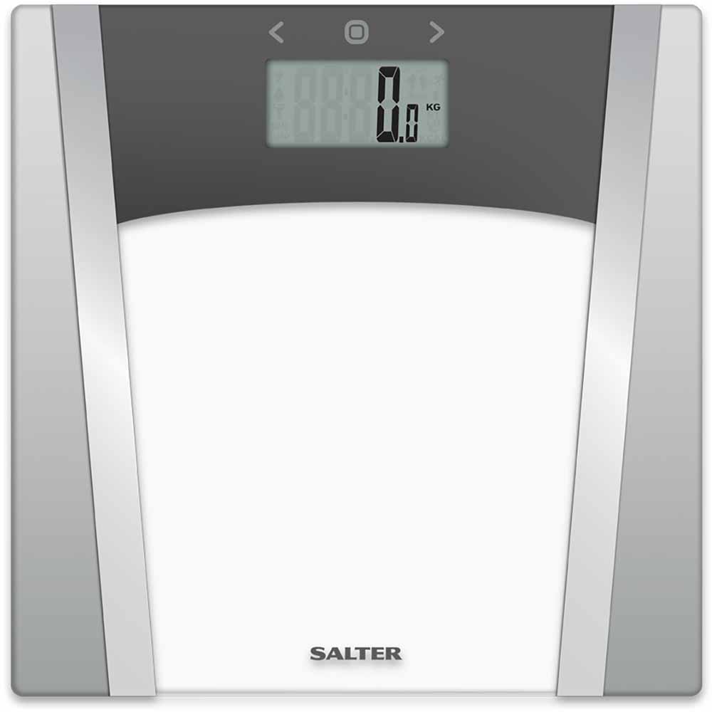 Salter Large Glass Analyser Bathroom Scales 9127 Image 2
