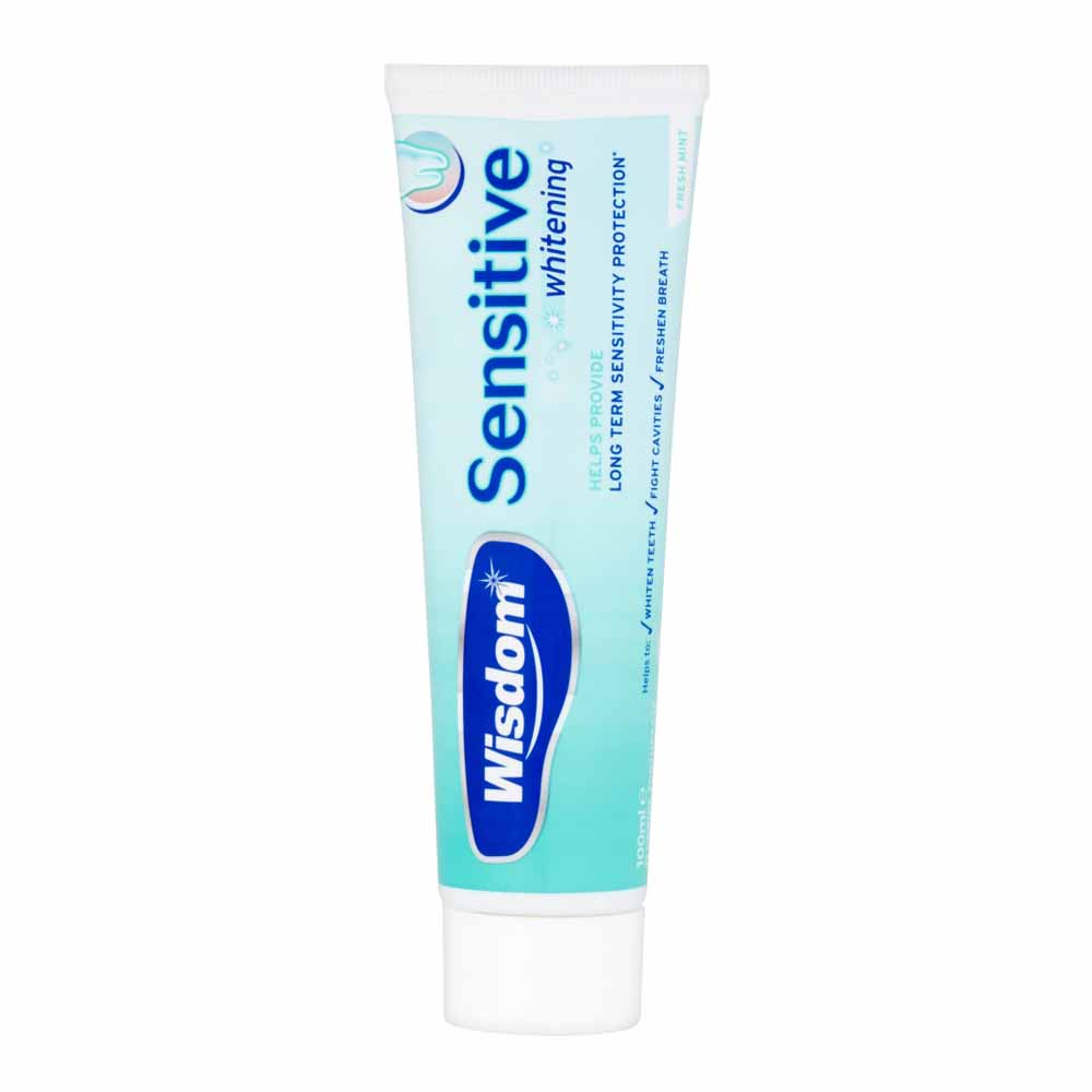 Wisdom Sensitive and Whitening Toothpaste 100ml Image 4