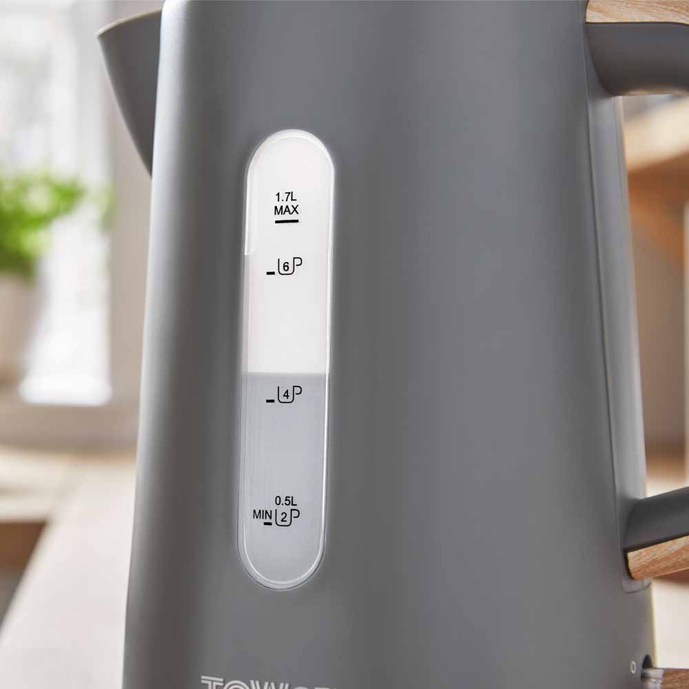 Tower T10037G Grey Scandi Kettle 1.7L Image 4