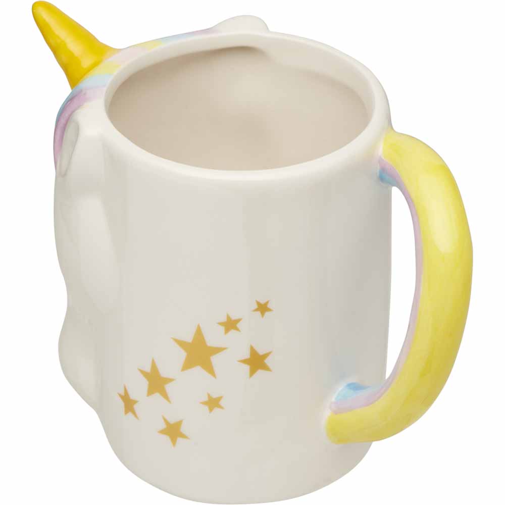 Wilko Unicorn 3D Mug Image 2