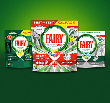 Fairy dishwashing tablets