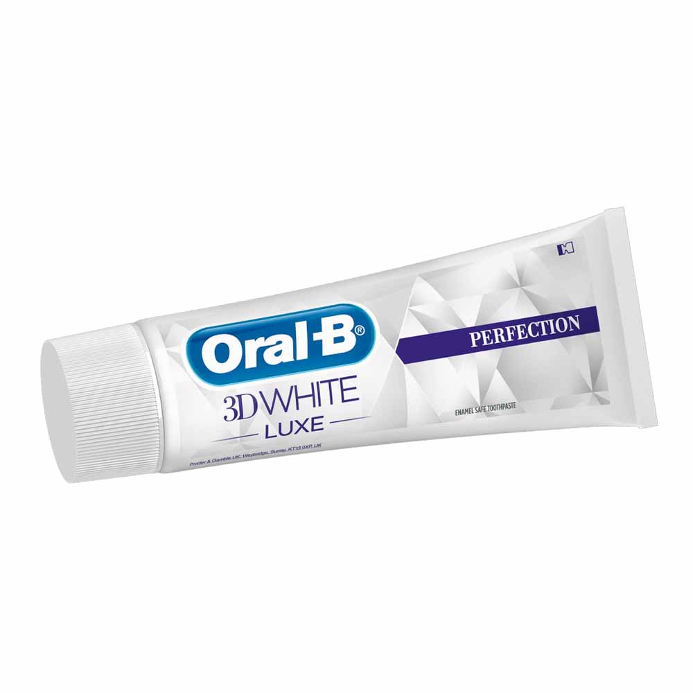 Oral-B 3D White Luxe Perfection Whitening Toothpaste 75ml Image 3