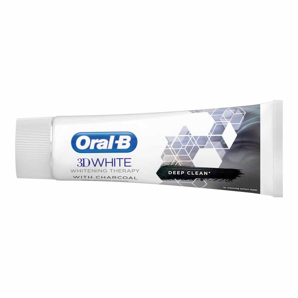 Oral-B 3D White Therapy with Charcoal Whitening Toothpaste 75ml Image 3