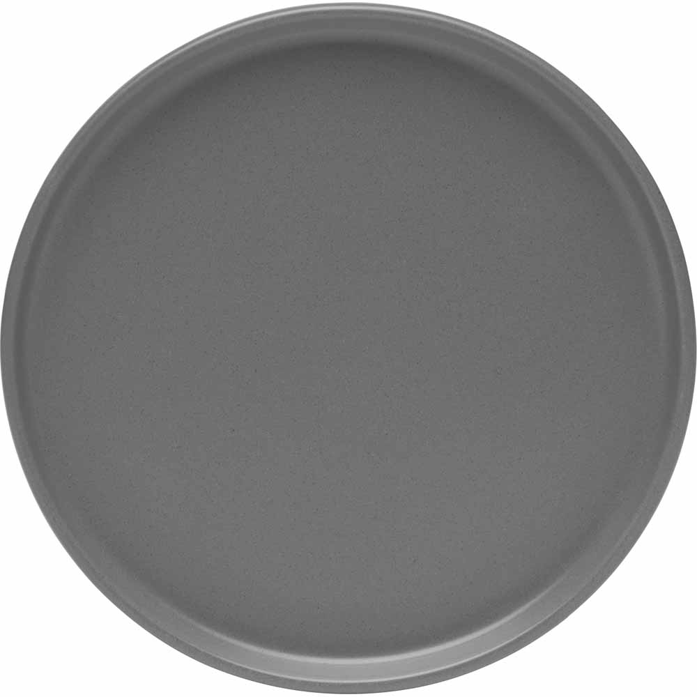 Wilko Grey Speckled Dinner Plate 4 pack Wilko