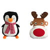 Penguin Shaped Cushion, Reindeer Shaped Cushion