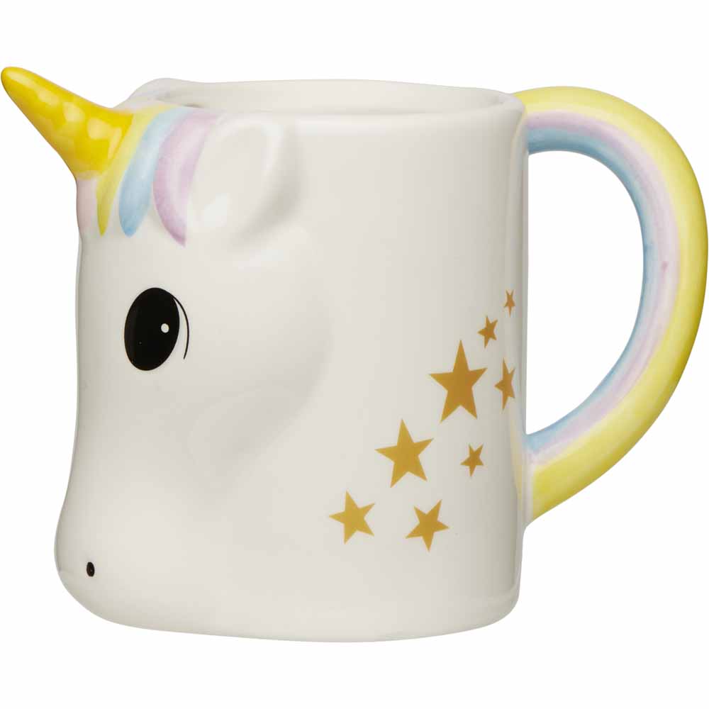 Wilko Unicorn 3D Mug Image 1