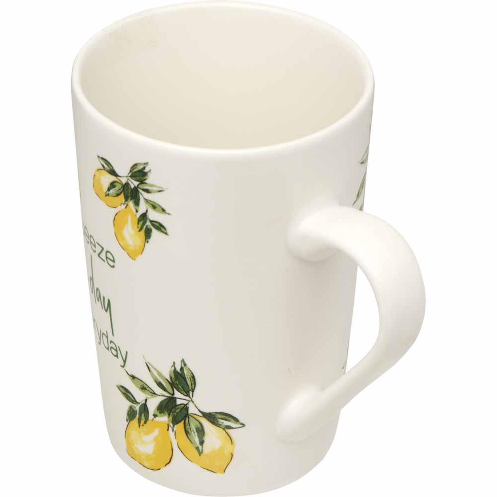 Wilko Lemon Discovery Tall Mug Image 2