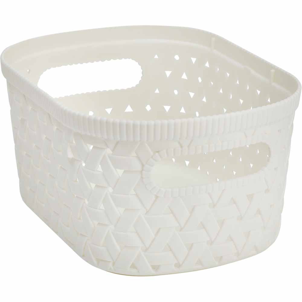 Wilko 2.3L Marshmallow XS Storage Basket Image 2