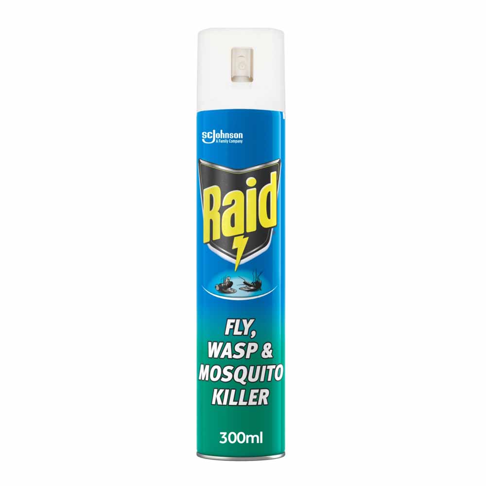 Raid Eucalytus Fly/Wasp/Mosquito Killer 300ml Wilko