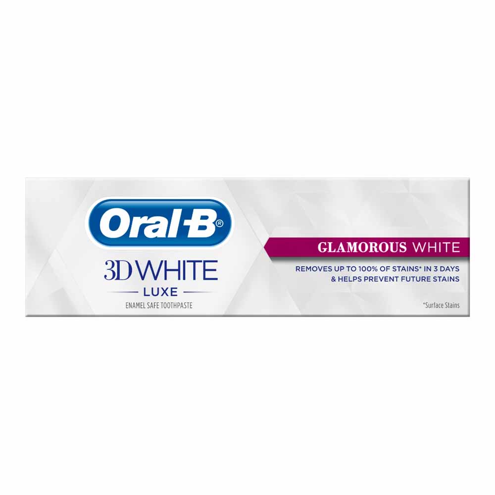 Oral-B 3D White Glamourous White Toothpaste 75ml Image