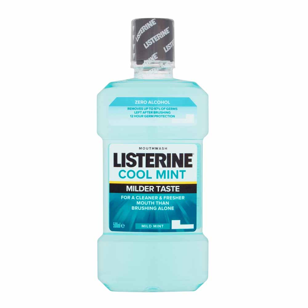 Listerine Zero Mild Mint Mouthwash 500ml Image 1