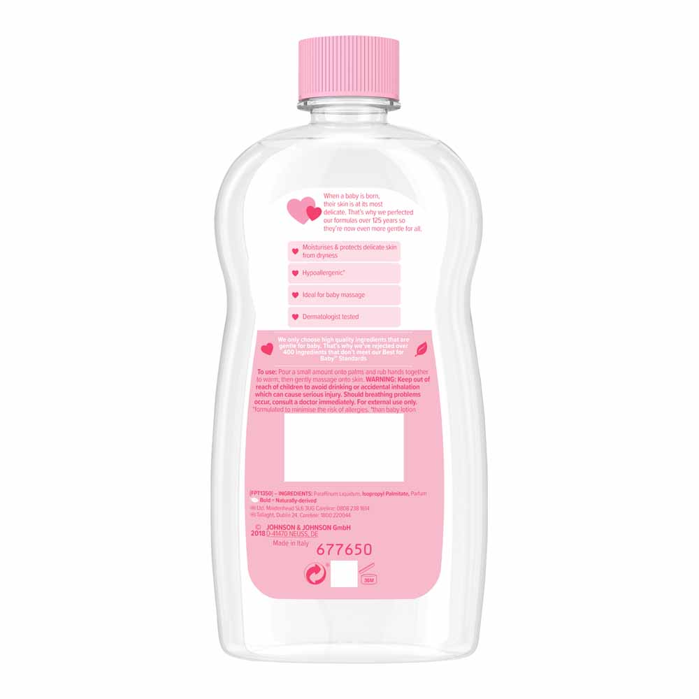 Johnson's Baby Oil 500ml Image 2