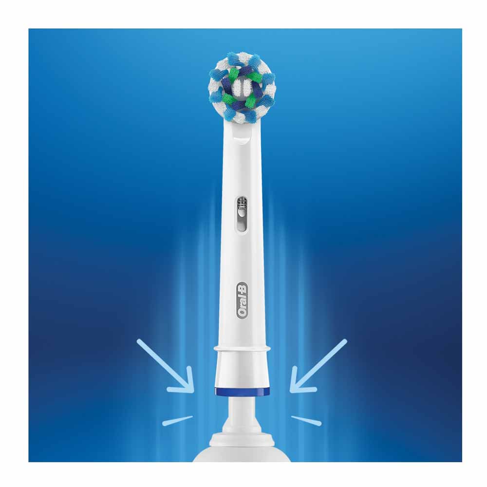 Oral-B Cross Action Replacement Toothbrush Heads Pack of 2 Image 7