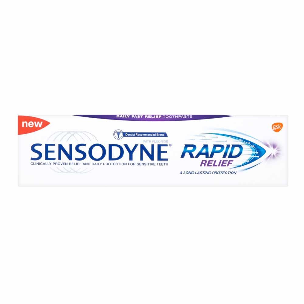 Sensodyne Rapid Relief Toothpaste 75ml Image 2