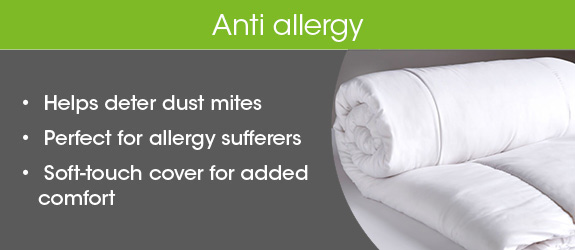 Anti allergy bedding
