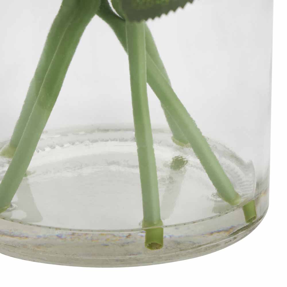 Wilko Peonies Bouquet in Glass Vase Image 3