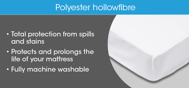 Polyester hollowfibre bedding