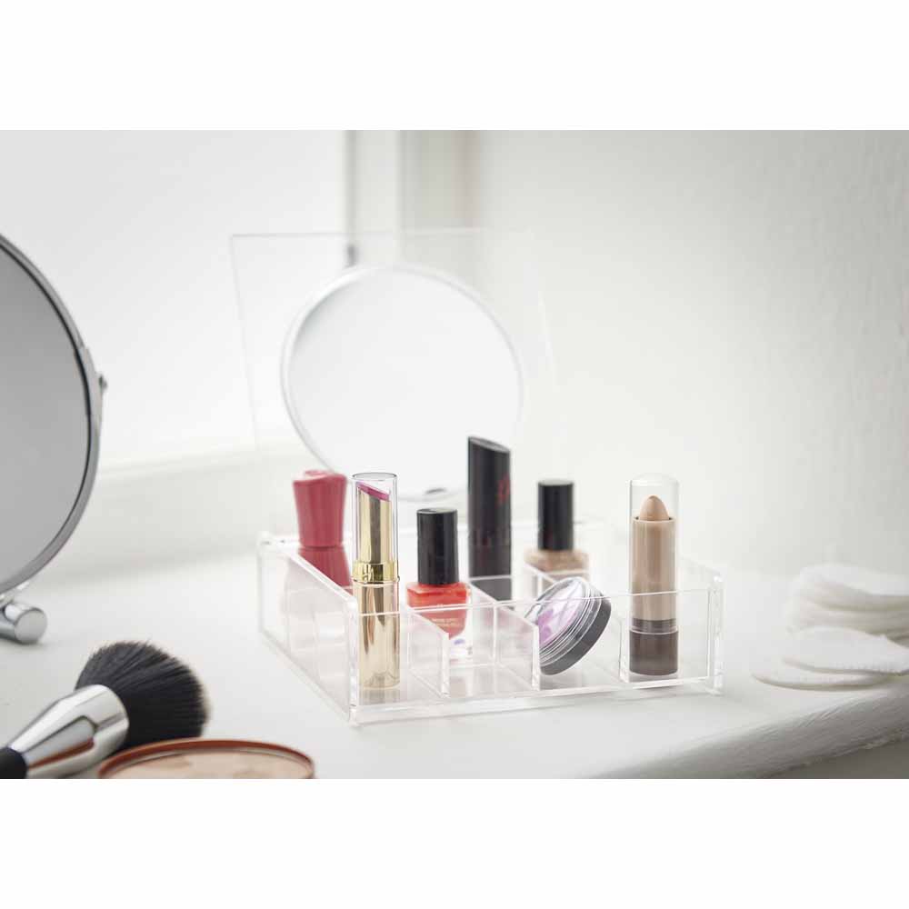 Wilko Cosmetic Box With Mirror Wilko