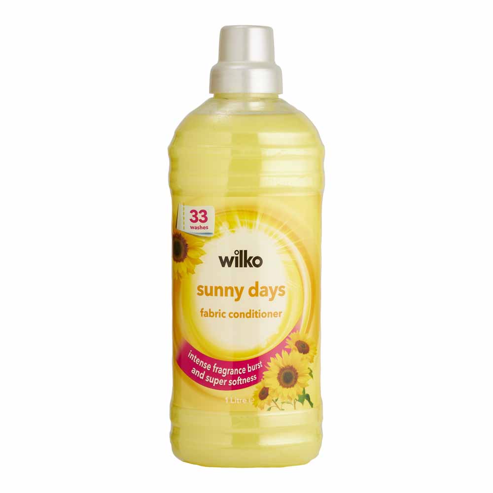 Wilko Sunny Days Fabric Conditioner 33 Washes 1L Image 1