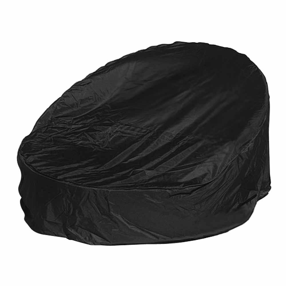 Charles Bentley Black Rattan Day Bed Cover Image 2