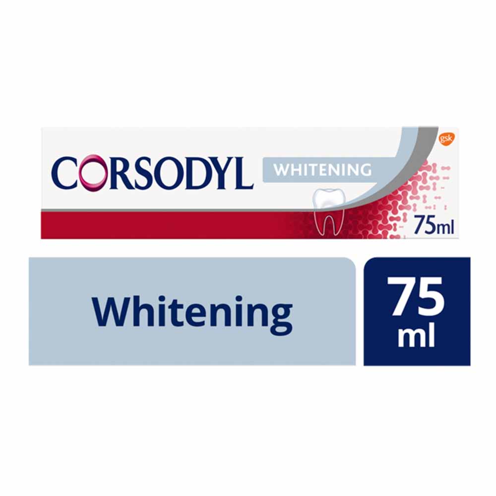 Corsodyl Whitening Toothpaste 75ml Image 1
