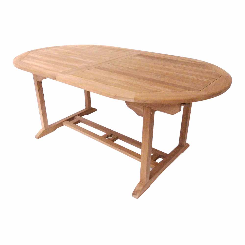 Charles Bentley 6-8 Seater Teak Extendable Table Image 2