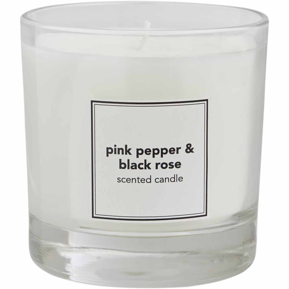 Wilko Premium Candle Black Rose Frankincense Image 2