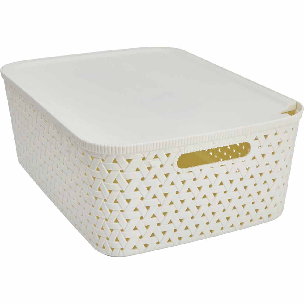 Wilko White Large Decorative Storage Box Wilko