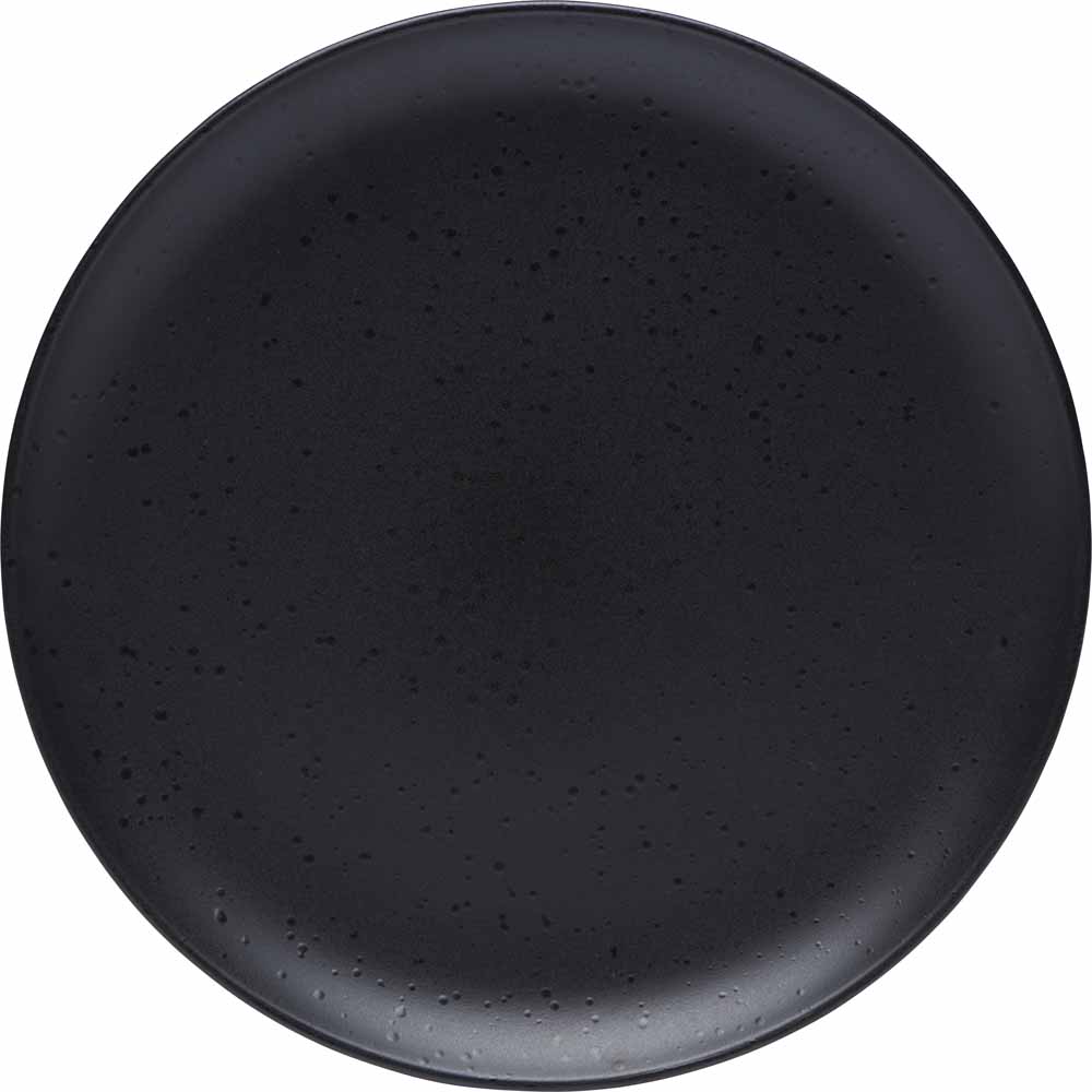 Wilko Black Fusion Side Plate 6 pack Image 1