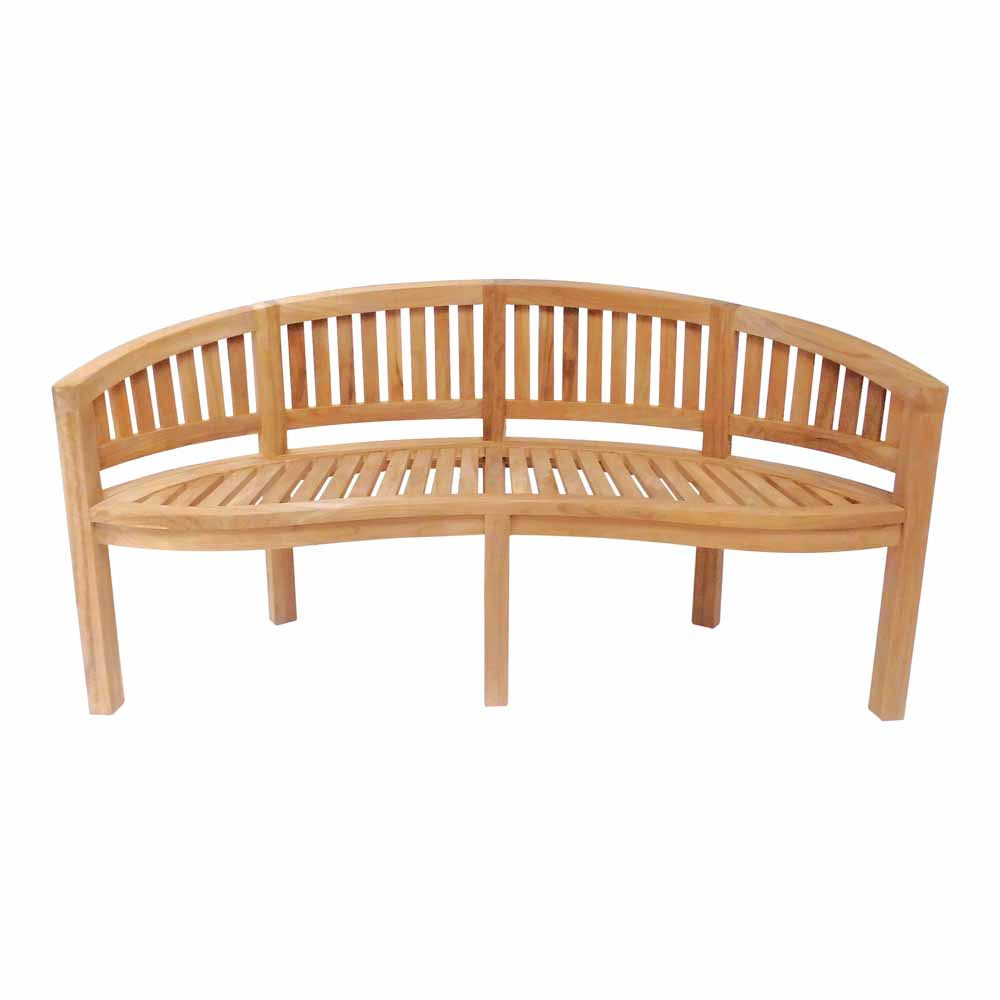 Charles Bentley 3 Seater Teak San Diego Bench  - wilko  - Garden & Outdoor Create a focal point in your garden with this inviting Charles Bentley 3 seater teak bench which is hand-crafted with an elegant curved design. Built to last, this outdoor teak bench features a high back for added support and is made from the finest quality, Indonesian timber which is sourced from sustainable plantations. There's plenty of space to seat up to 3 people and its strong and durable design will provide long-lasting use. Suitable for use all year round, this 3 seater bench will provide the perfect place to sit and relax on lazy summer days. Please note: To protect your furniture over the years and restore it back to its original colour we recommend that you use teak oil. . Garden Furniture