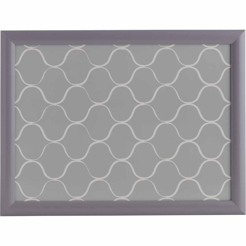 Wilko Grey Pattern Laptray Image 1