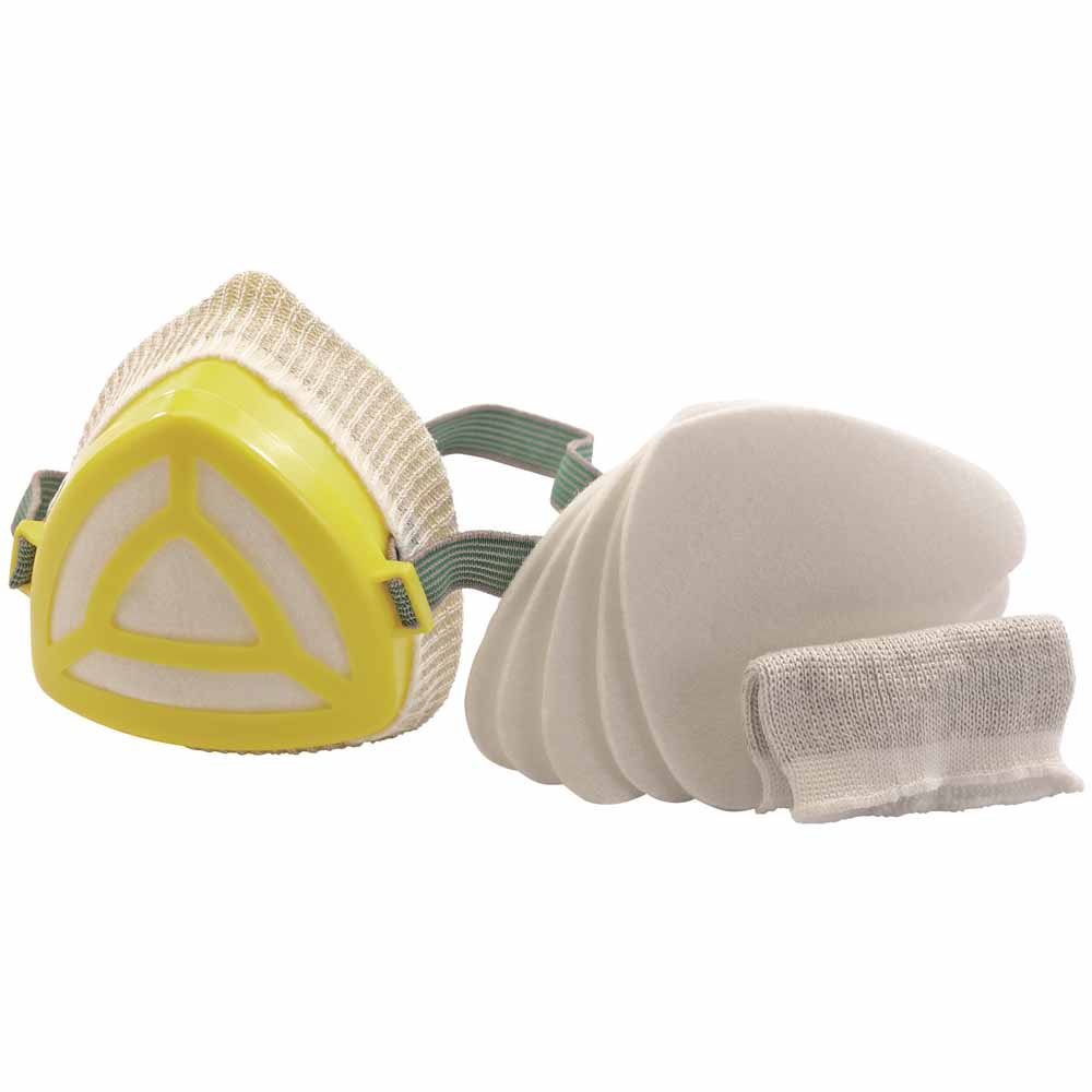 Draper Comfort Dust Mask and Five Filters Wilko