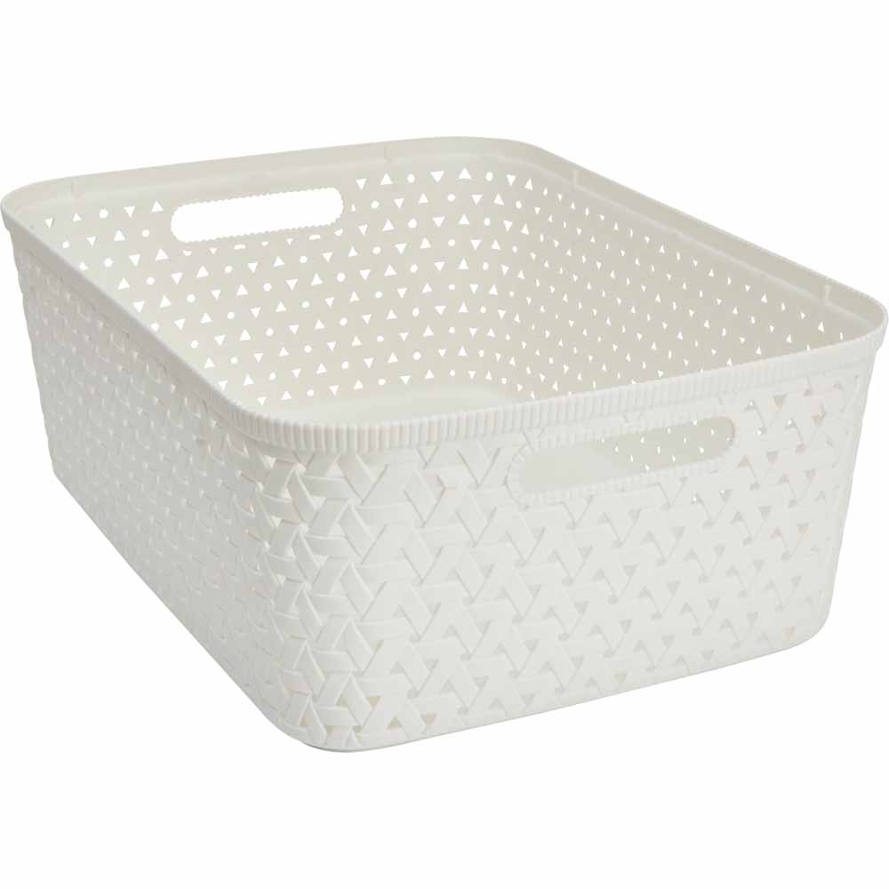 Wilko White Large Decorative Storage Box Wilko