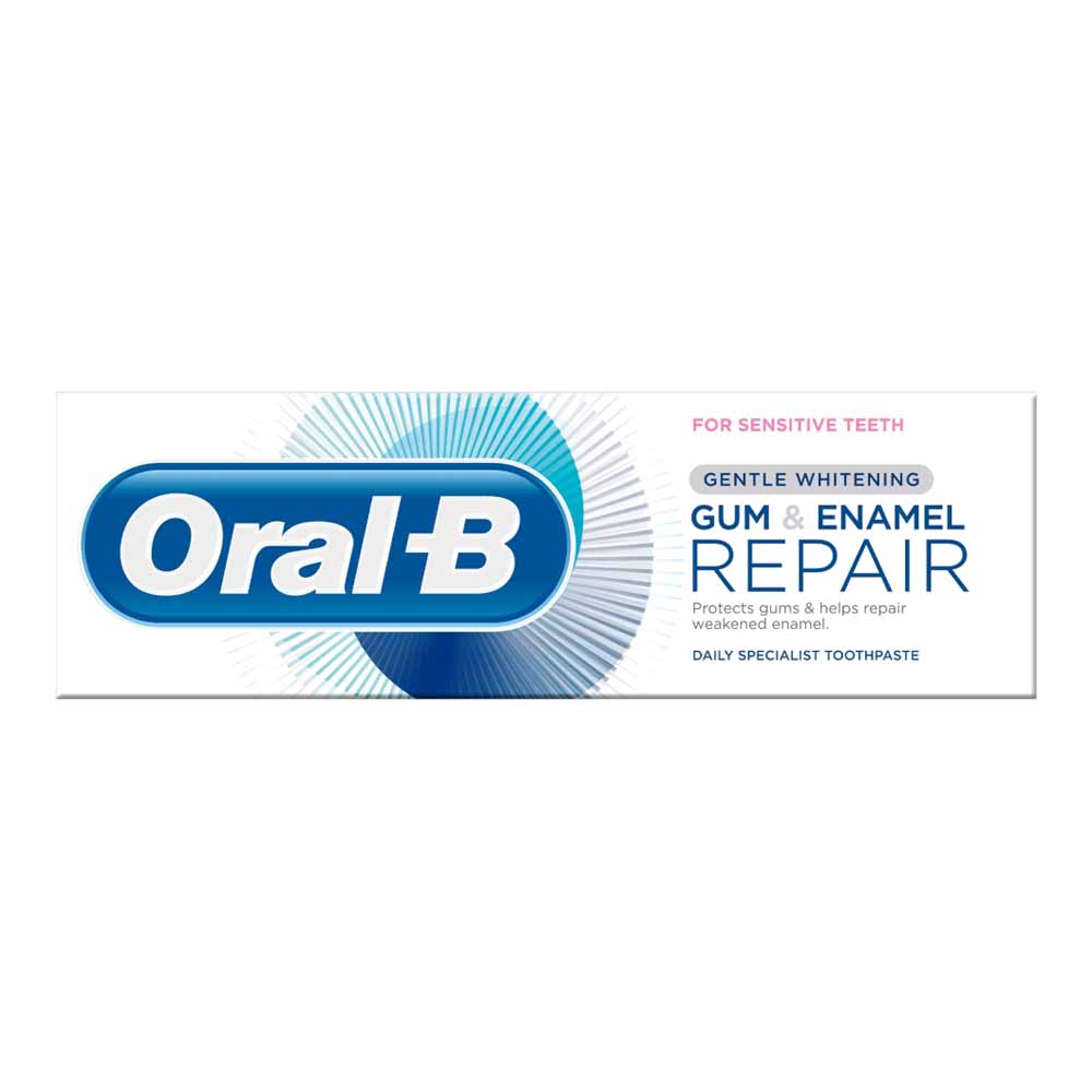 Oral-B Gum & Enamel Repair Gentle Whitening Toothpaste 75ml Image 1