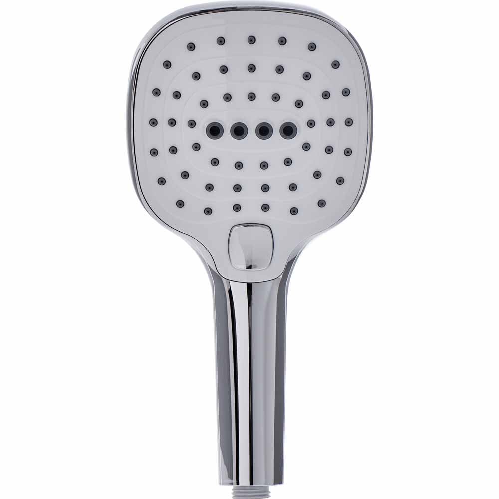 Wilko 3F Push Button Hand Shower Image 1