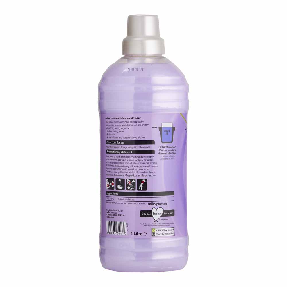 Wilko Lavender Fabric Conditioner 33 Washes 1L Image 2
