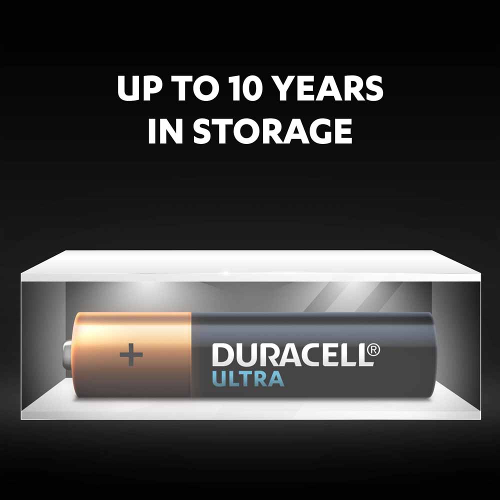 Duracell Ultra LR03 AAA 1.5V Alkaline Batteries 4 pack Image 6
