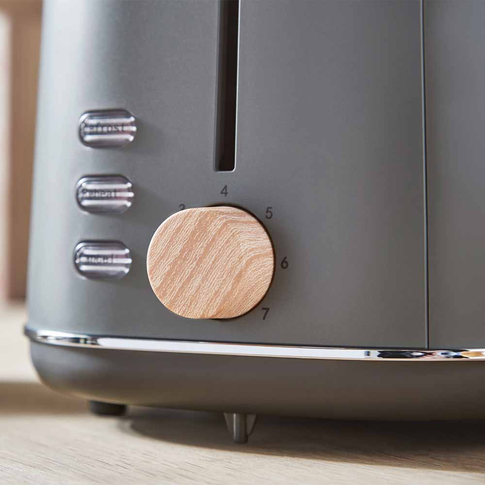 Tower T20027G Grey 2 Slice Scandi Toaster Image 5