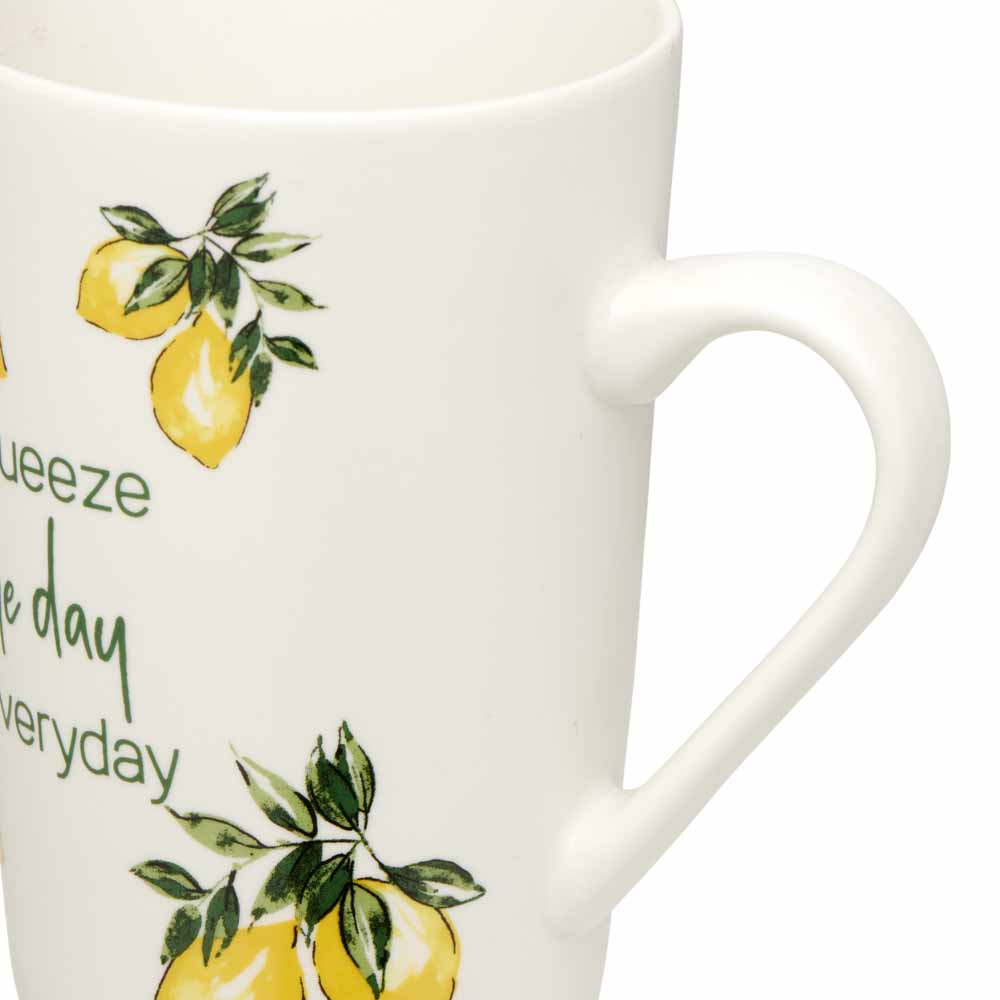 Wilko Lemon Discovery Tall Mug Image 3
