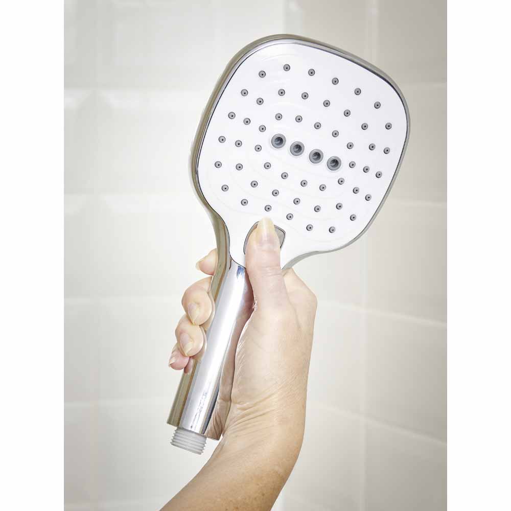 Wilko 3F Push Button Hand Shower Wilko
