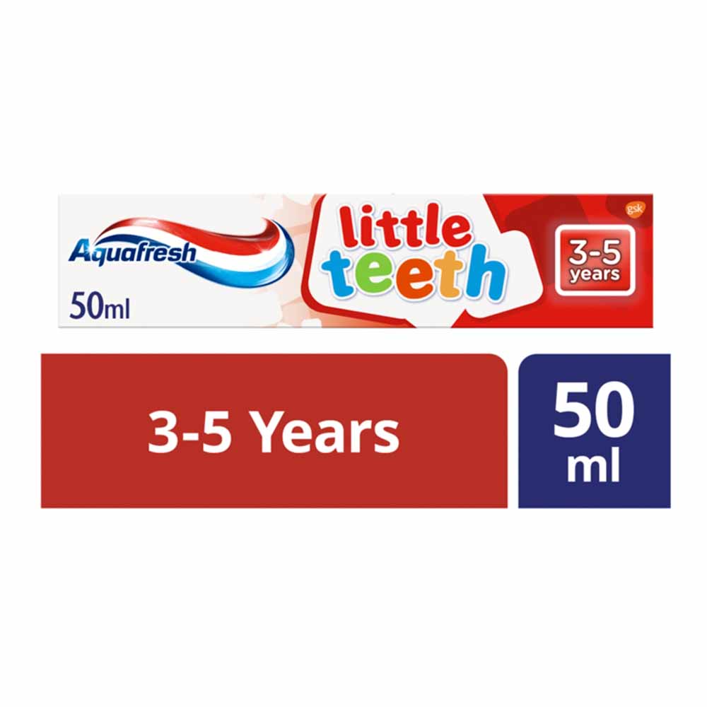 Aquafresh Little Teeth Kids Toothpaste 50ml Image 1