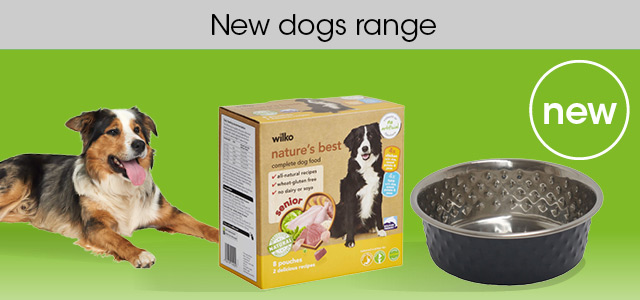new range of dog food treats and toys