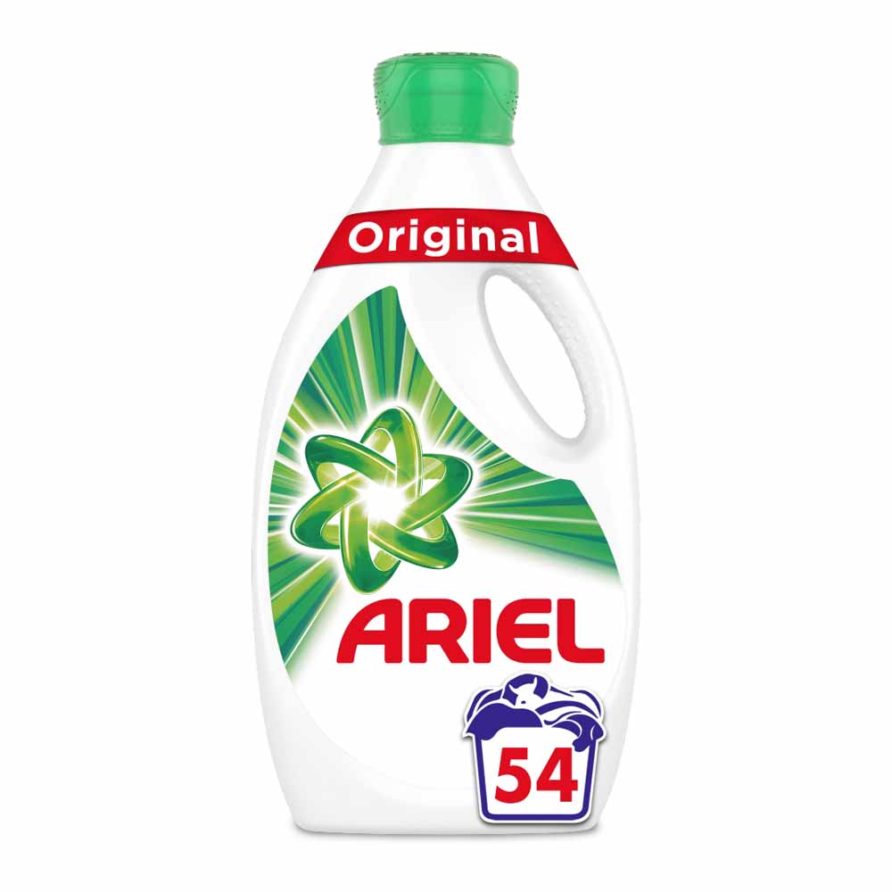 Ariel Washing Liquid 54 Washes 1.89L Image 1