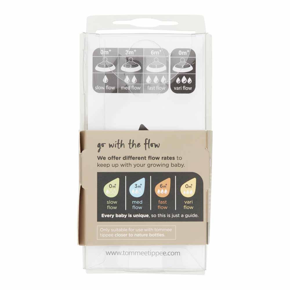Tommee Tippee Closer To Nature Fast Flow Teats 2 pack Wilko