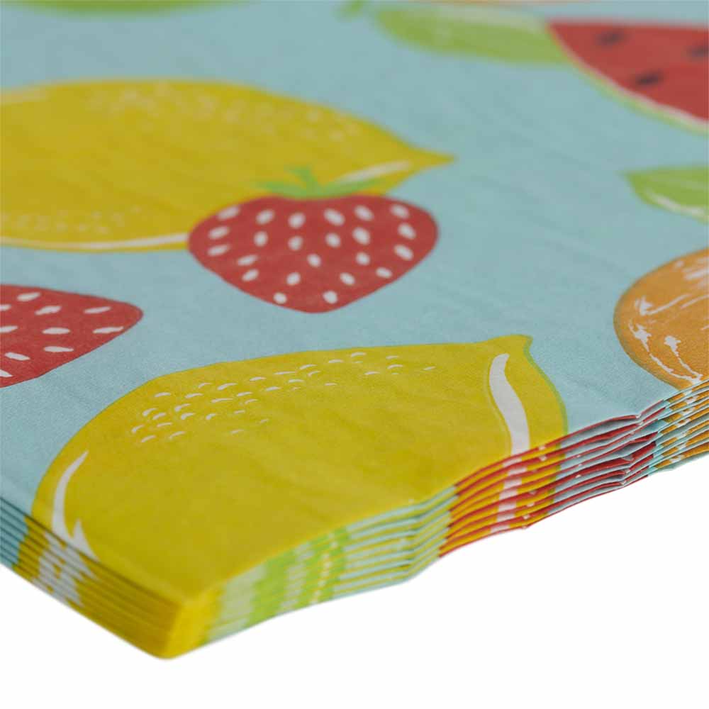 Wilko Fruits Paper Napkin 8 pack Wilko