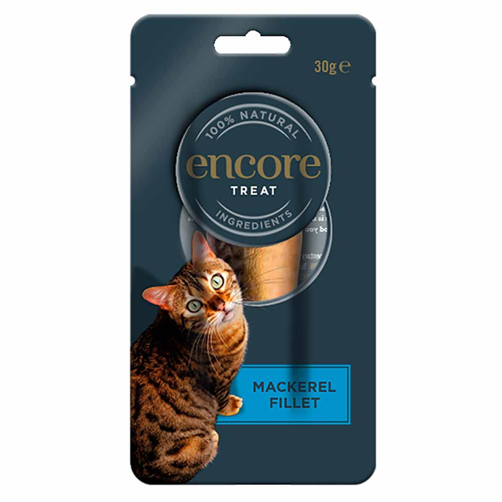 Encore Mackerel Fillet Cat Treats 30g Image 1
