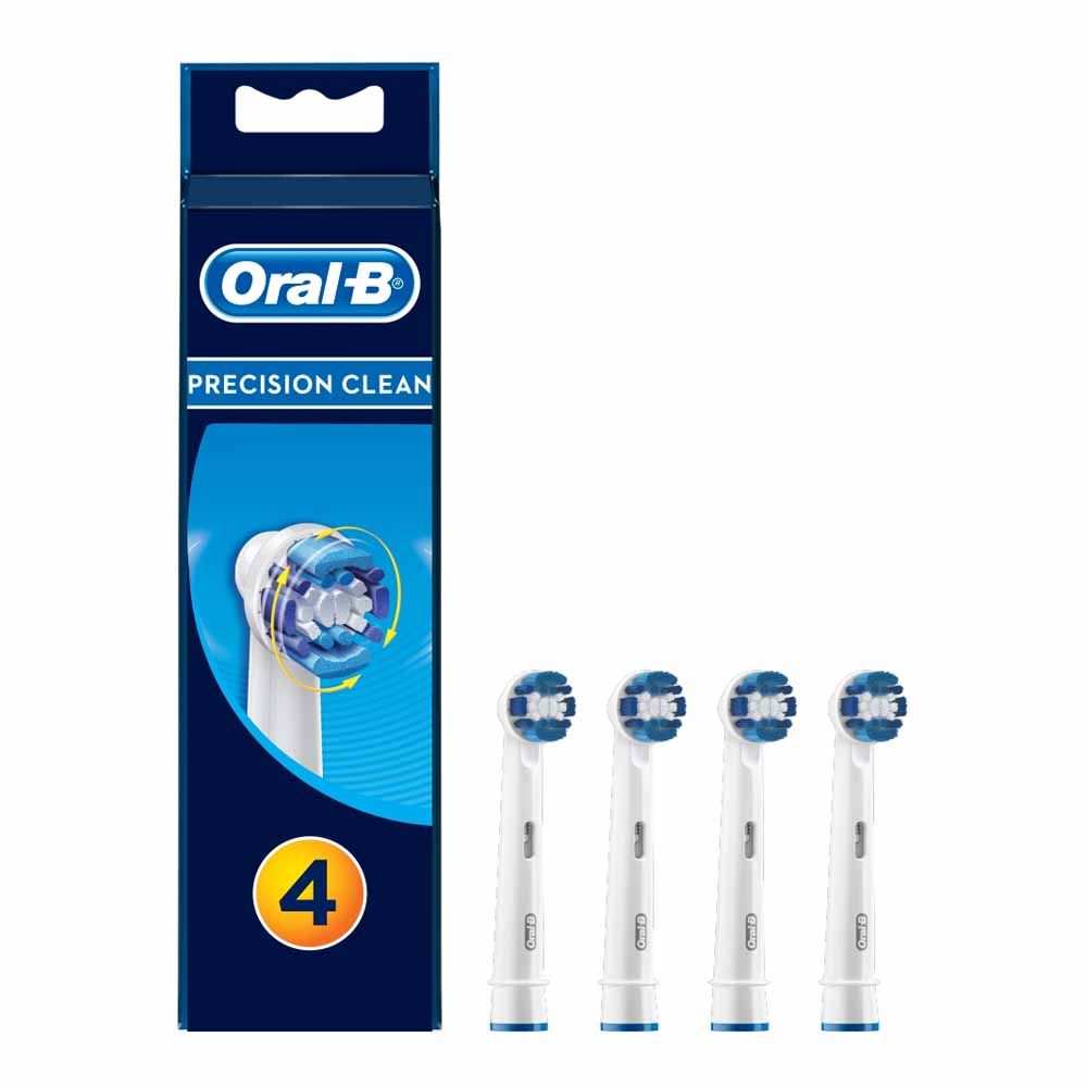 Oral-B Precision Clean Replacement Toothbrush Heads Pack of 4 Image 1